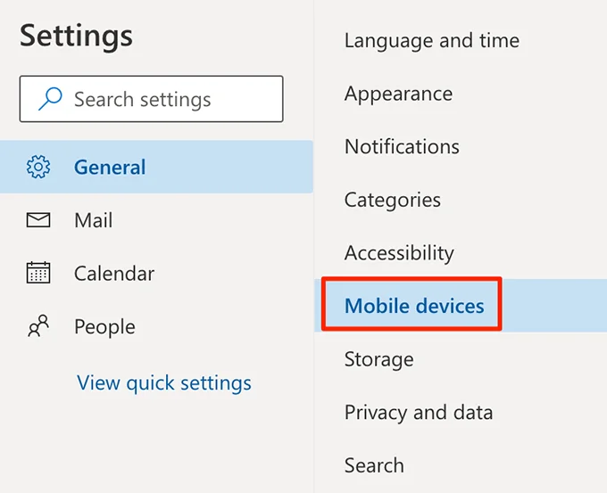 Outlook-mobile-devices - Mẹo công nghệ trực tuyến Cách rẽ Off Đọc biên lai trong hình ảnh Outlook 3