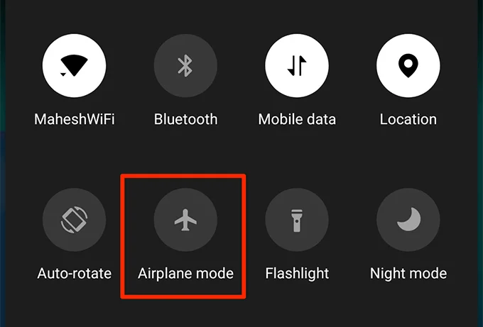 Enable-airplane-mode-1 - Mẹo công nghệ trực tuyến Cách rẽ Off Đọc biên lai trong hình ảnh Facebook Messenger