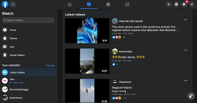 Facebook Watch là gì và cách sử dụng nó 2 Facebook Watch là gì và cách sử dụng nó