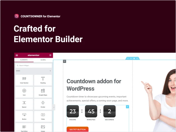 Được chế tạo cho Elementor Người xây dựng