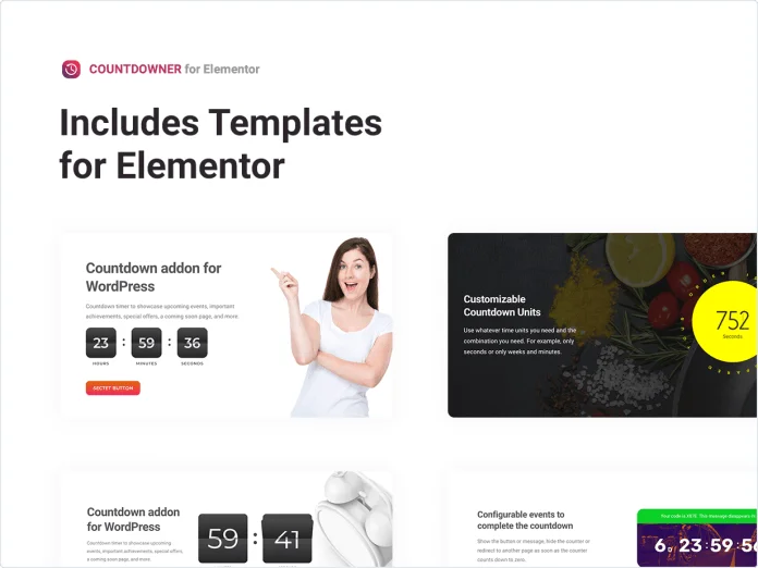 Bao gồm các Mẫu cho Elementor