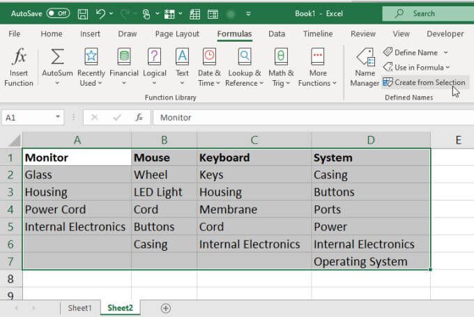 Cách tạo nhiều danh sách thả xuống được liên kết trong Excel 8 Cách tạo nhiều danh sách thả xuống được liên kết trong Excel