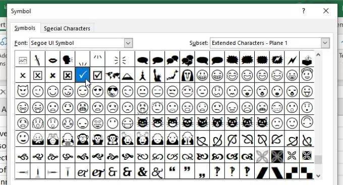 4 cách sử dụng dấu kiểm trong Excel 16 4 cách sử dụng dấu kiểm trong Excel