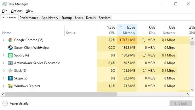 Cách khắc phục lỗi “Máy tính của bạn sắp hết bộ nhớ” trên Windows 10 4 Cách khắc phục lỗi “Máy tính của bạn sắp hết bộ nhớ” trên Windows 10