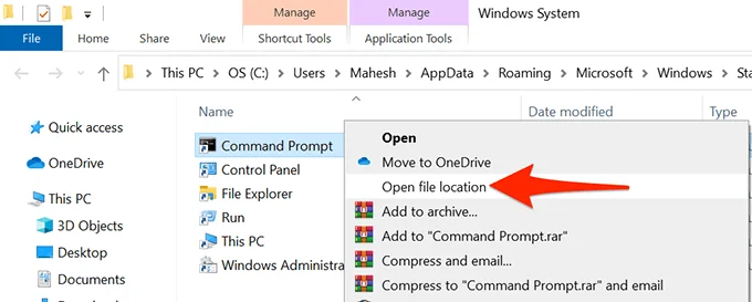 Cách thiết lập Command Prompt và PowerShell Keyboard / Desktop Shortcuts 4 Cách thiết lập Command Prompt và PowerShell Keyboard / Desktop Shortcuts