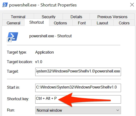 Cách thiết lập Command Prompt và PowerShell Keyboard / Desktop Shortcuts 44 Cách thiết lập Command Prompt và PowerShell Keyboard / Desktop Shortcuts