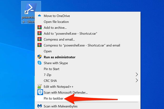 Cách thiết lập Command Prompt và PowerShell Keyboard / Desktop Shortcuts 46 Cách thiết lập Command Prompt và PowerShell Keyboard / Desktop Shortcuts