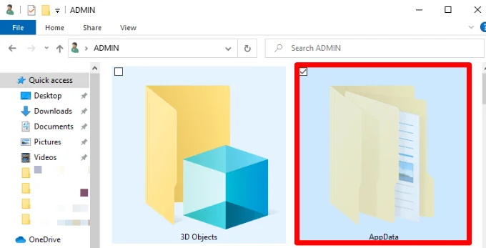 Thư mục AppData trong Windows 10 là gì 6 Thư mục AppData trong Windows 10 là gì