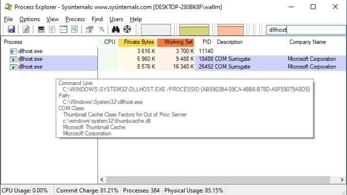 COM Surrogate (dllhost.exe) là gì và tại sao nó chạy trên PC của tôi? 8 COM Surrogate (dllhost.exe) là gì và tại sao nó chạy trên PC của tôi?