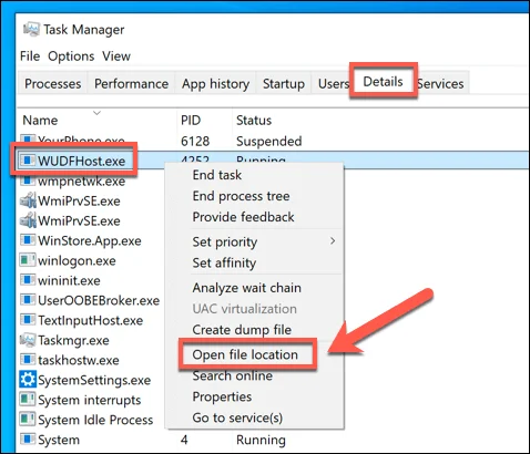 Wudfhost.exe là gì và nó có an toàn không? 20 Wudfhost.exe là gì và nó có an toàn không?