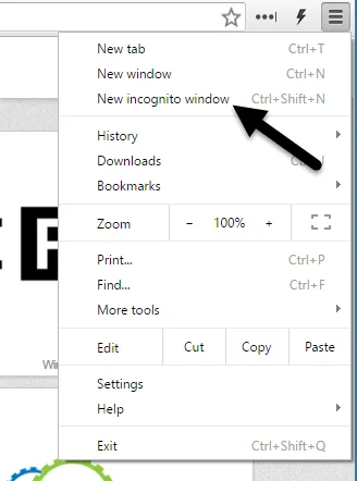 cửa sổ ẩn danh mới