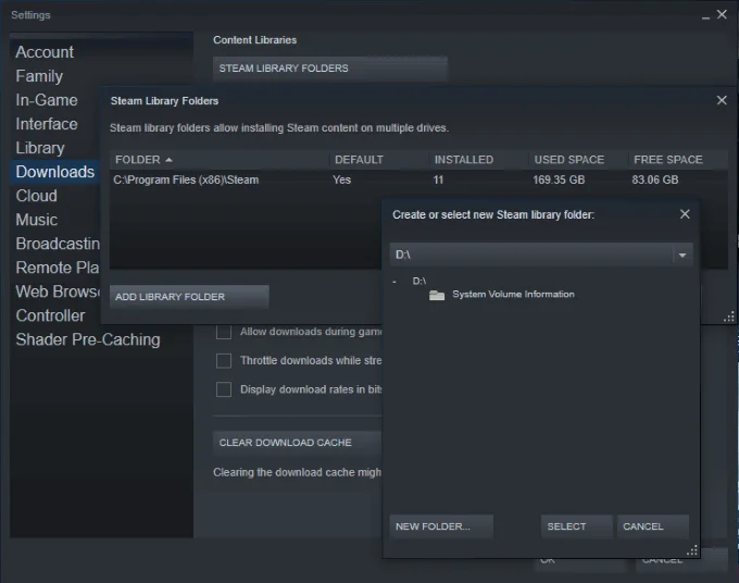 Cách chuyển các trò chơi trên Steam sang một ổ đĩa khác 2 Cách chuyển các trò chơi trên Steam sang một ổ đĩa khác