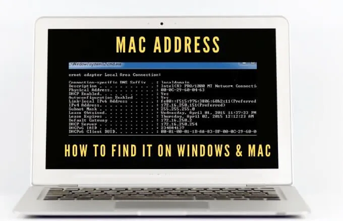 Địa chỉ MAC là gì và cách tìm địa chỉ MAC trên PC hoặc Mac