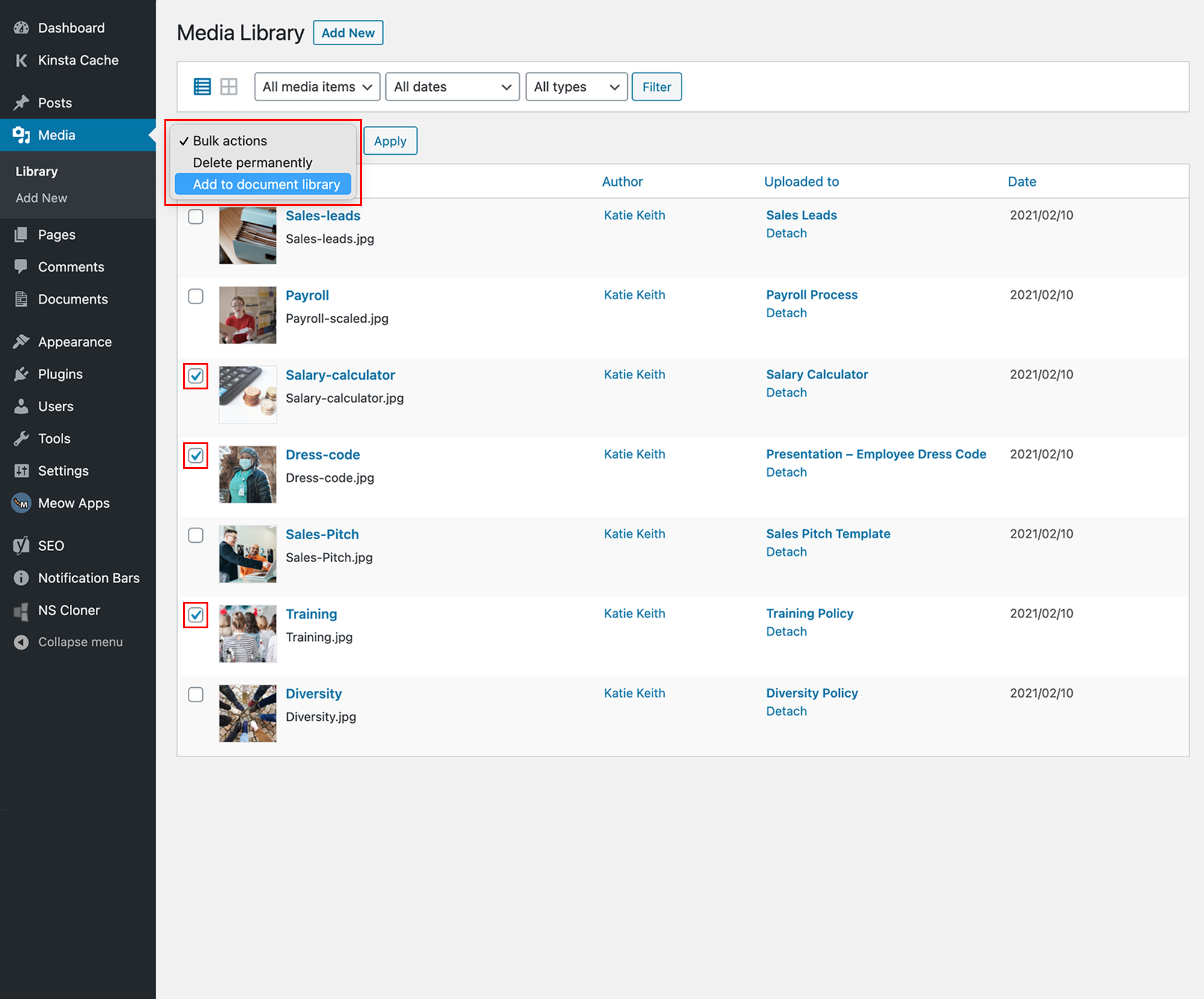 Document Library Pro - Barn2 Plugins 10