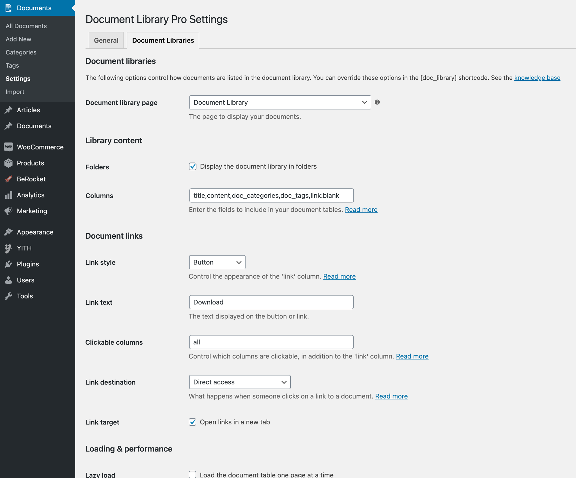 Document Library Pro - Barn2 Plugins 5