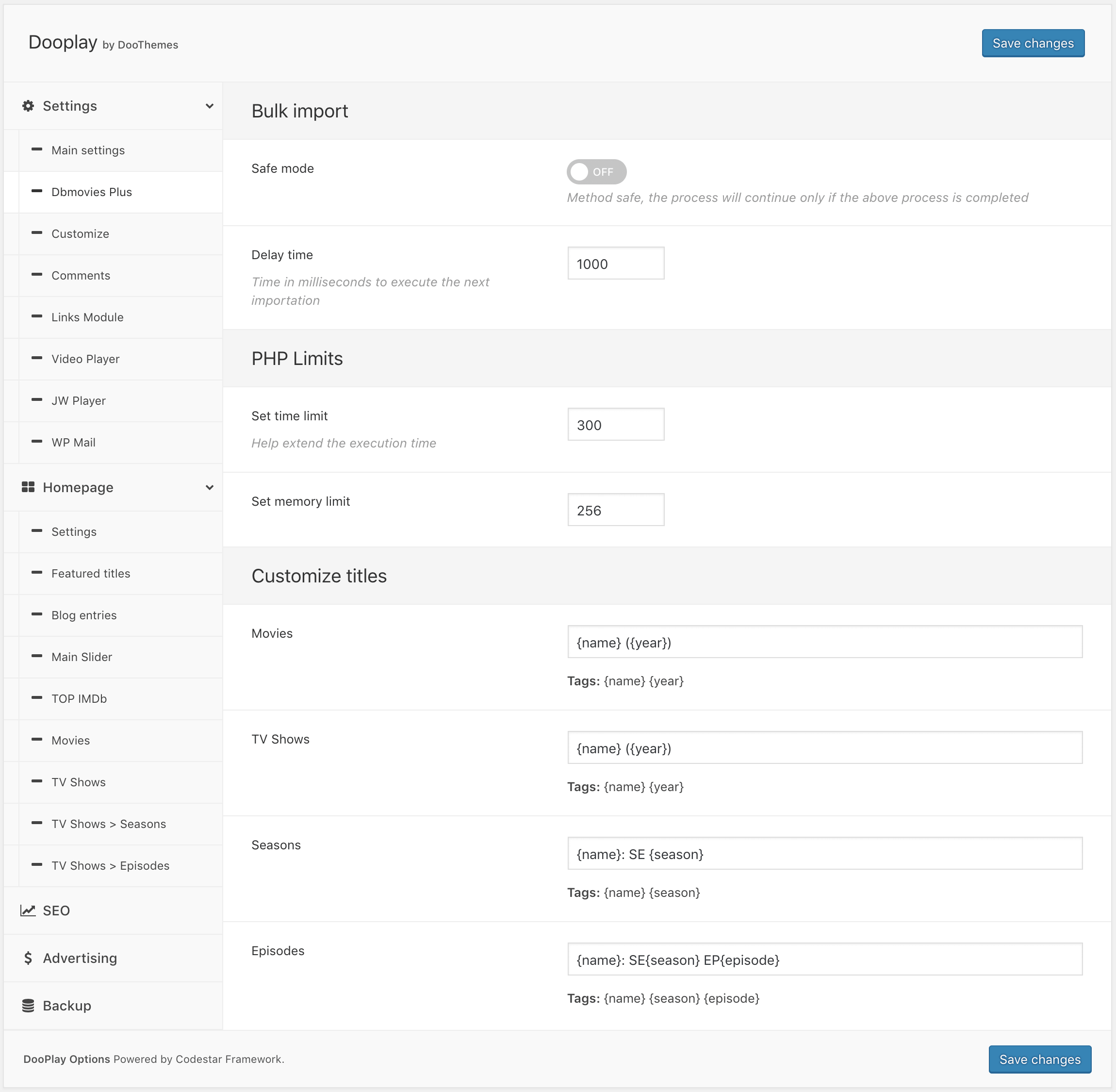 DooPlay - WordPress Theme for Movies and TVShows 2