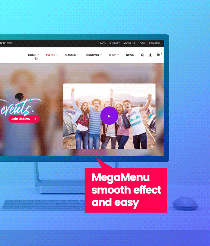 Một mình - Từ thiện Đa năng WordPress phi lợi nhuận Theme - 4