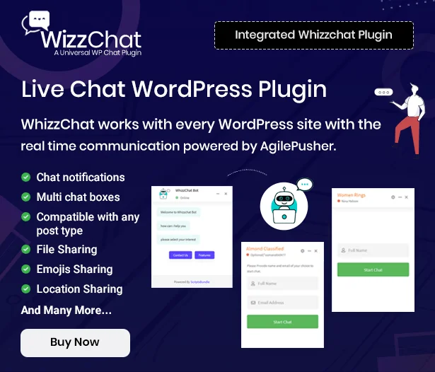 tính năng cao cấp của whizzchat