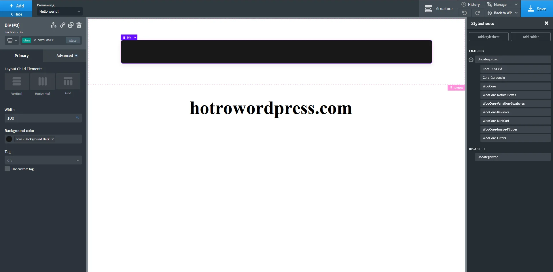 Hướng dẫn cách sử dụng selector OxyNinja for Oxygen Builder 1
