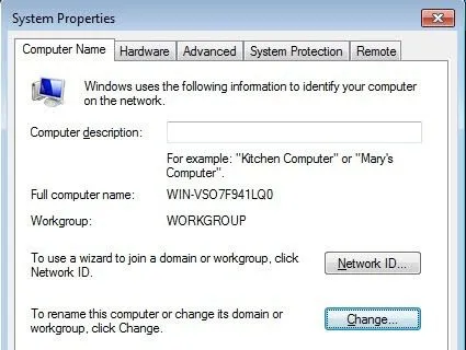 thay đổi nhóm làm việc