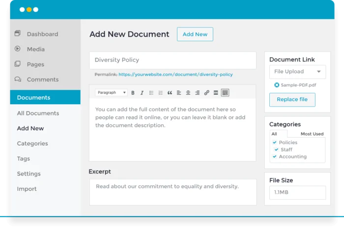 Document Library Pro v2.0.2 NULLED - Barn2 Plugins 2 THÊM TÀI LIỆU TRONG VÀI GIÂY