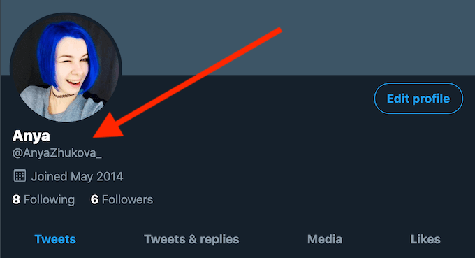 Cách thay đổi tên và xử lý hiển thị trên Twitter của bạn 2 Cách thay đổi tên và xử lý hiển thị trên Twitter của bạn