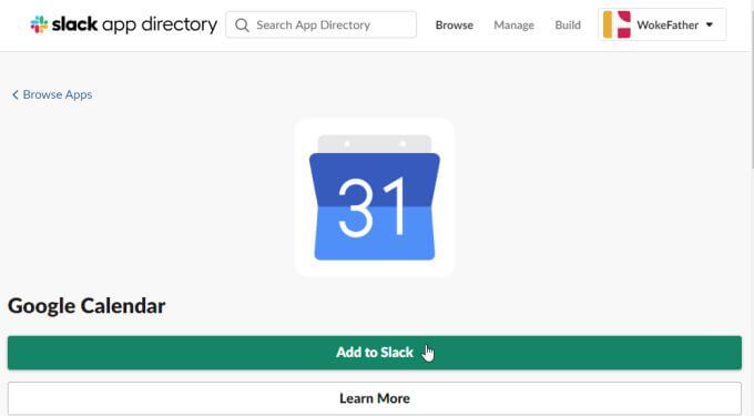 Cách tích hợp lịch Slack hoạt động 6 Cách tích hợp lịch Slack hoạt động