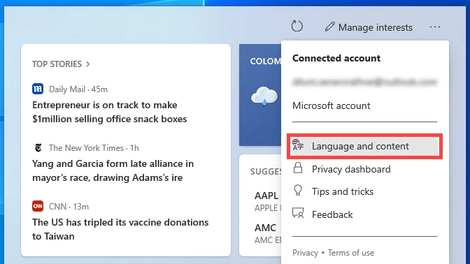 Cách xóa Tin tức và Thời tiết khỏi Thanh tác vụ Windows 10 8 Cách xóa Tin tức và Thời tiết khỏi Thanh tác vụ Windows 10