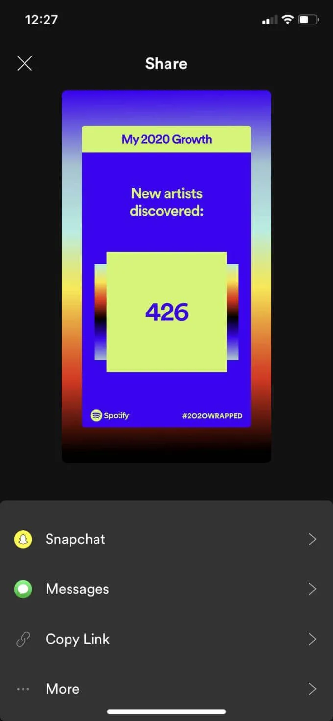 Cách xem và chia sẻ Spotify của bạn được gói 4 Cách xem và chia sẻ Spotify của bạn được gói