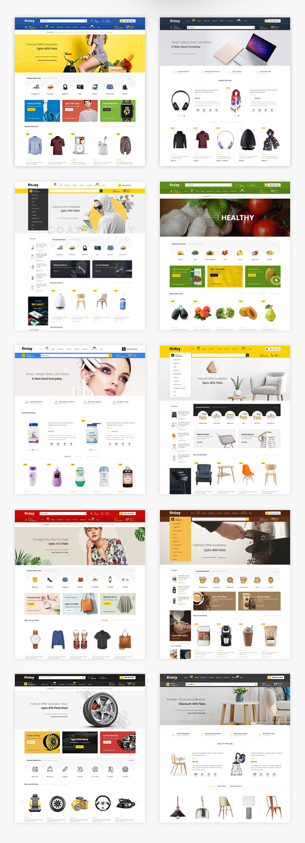 firezy v1.0 NULLED - Multipurpose WooCommerce Theme