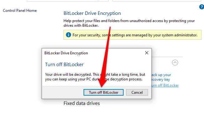 Làm thế nào để quay Off hoặc Tắt Bitlocker trên Windows 10 16 Làm thế nào để quay Off hoặc Tắt Bitlocker trên Windows 10