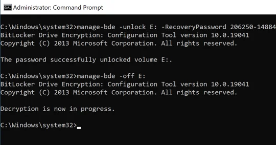 Làm thế nào để quay Off hoặc Tắt Bitlocker trên Windows 10 32 Làm thế nào để quay Off hoặc Tắt Bitlocker trên Windows 10