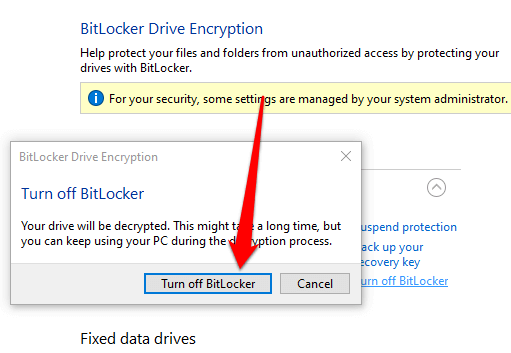 Làm thế nào để quay Off hoặc Tắt Bitlocker trên Windows 10 26 Làm thế nào để quay Off hoặc Tắt Bitlocker trên Windows 10