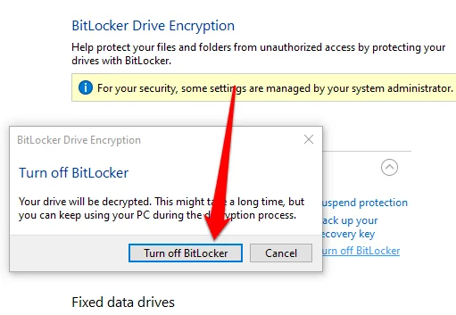 Làm thế nào để quay Off hoặc Tắt Bitlocker trên Windows 10 26 Làm thế nào để quay Off hoặc Tắt Bitlocker trên Windows 10