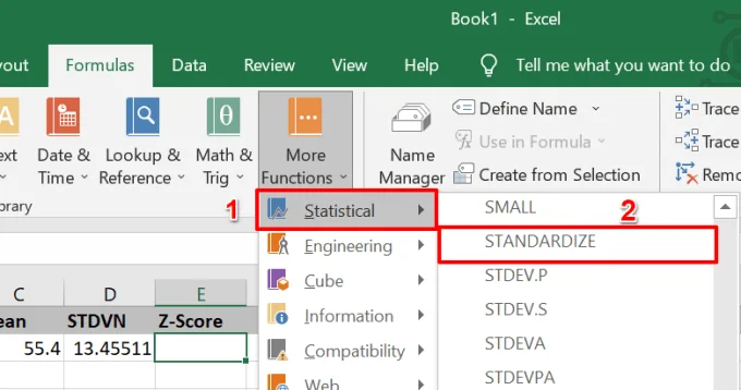 Cách tính điểm Z trong Excel 37 Cách tính điểm Z trong Excel