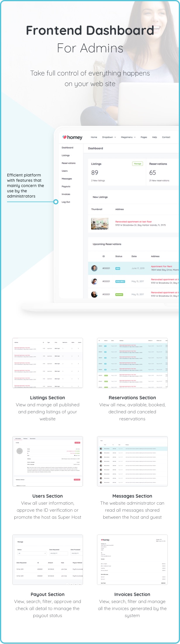 Homey - Đặt phòng và Cho thuê WordPress Theme - 13