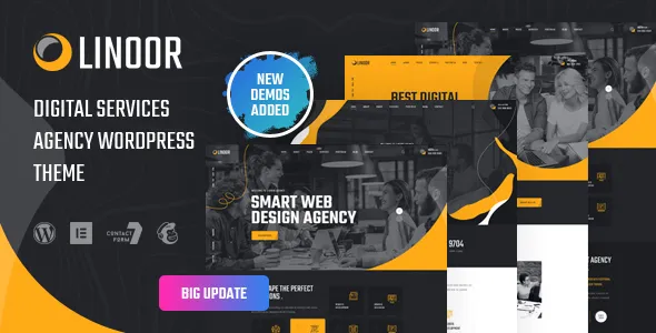 Linoor - Digital Agency Services WordPress Theme