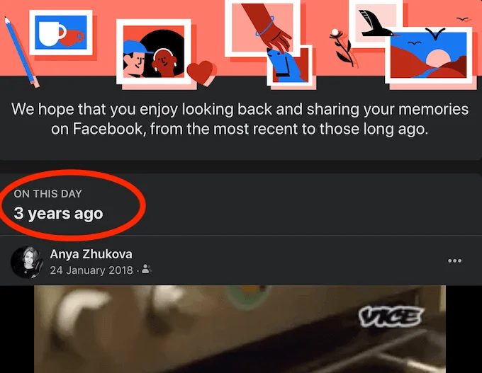 Cách tìm ký ức trên Facebook 2 Cách tìm ký ức trên Facebook