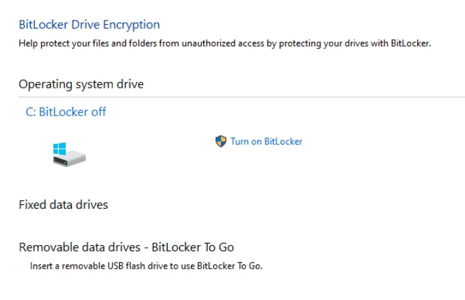 Làm thế nào để quay Off hoặc Tắt Bitlocker trên Windows 10 2 Làm thế nào để quay Off hoặc Tắt Bitlocker trên Windows 10