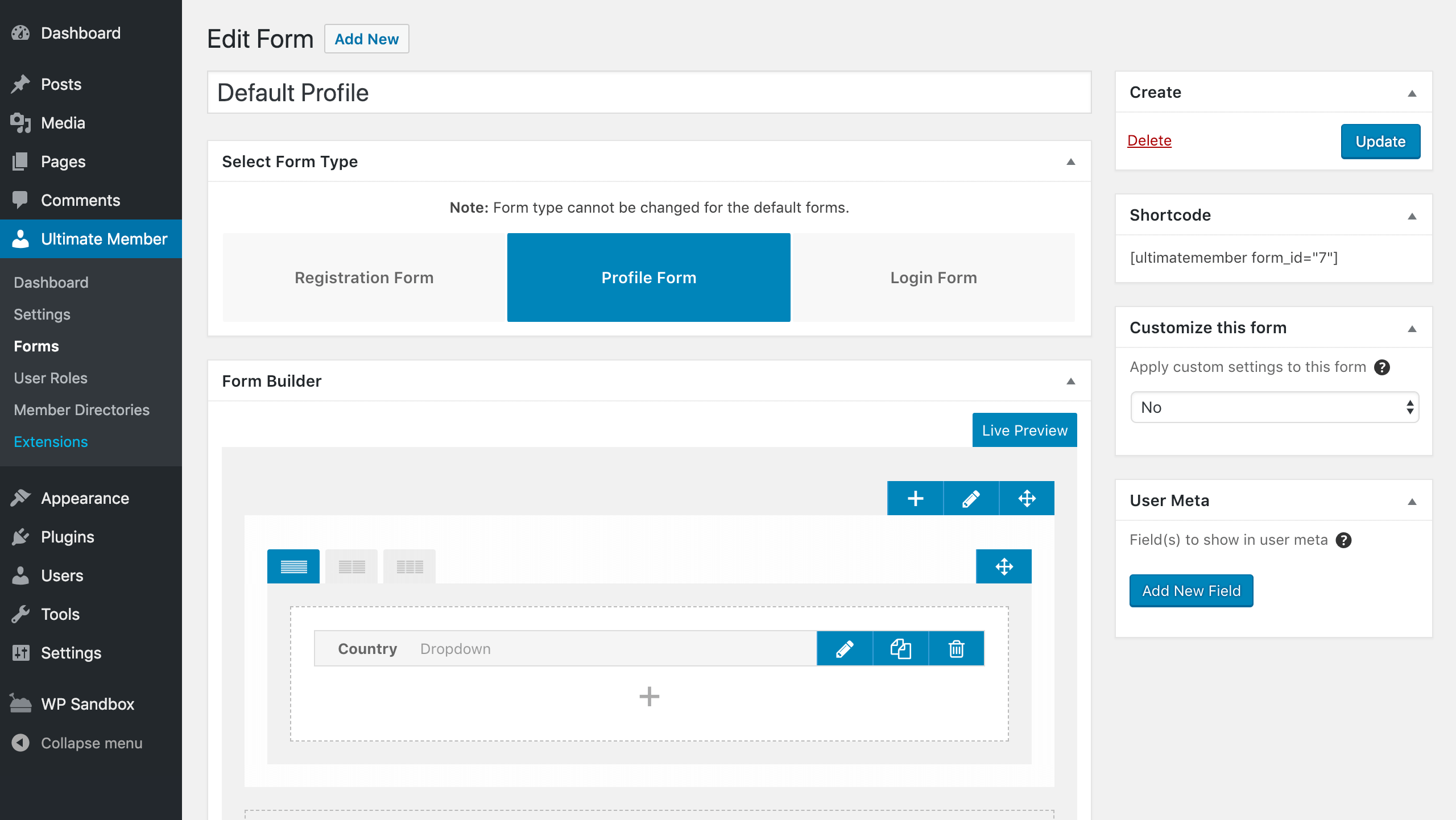 Ultimate Member Core Plugin 5