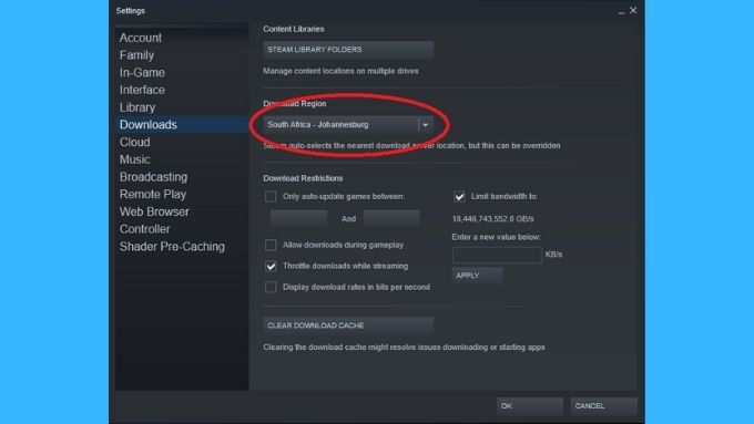 Cách khắc phục lỗi ghi đĩa trong Steam 8 Cách khắc phục lỗi ghi đĩa trong Steam