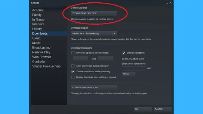 Cách khắc phục lỗi ghi đĩa trong Steam 39 Cách khắc phục lỗi ghi đĩa trong Steam