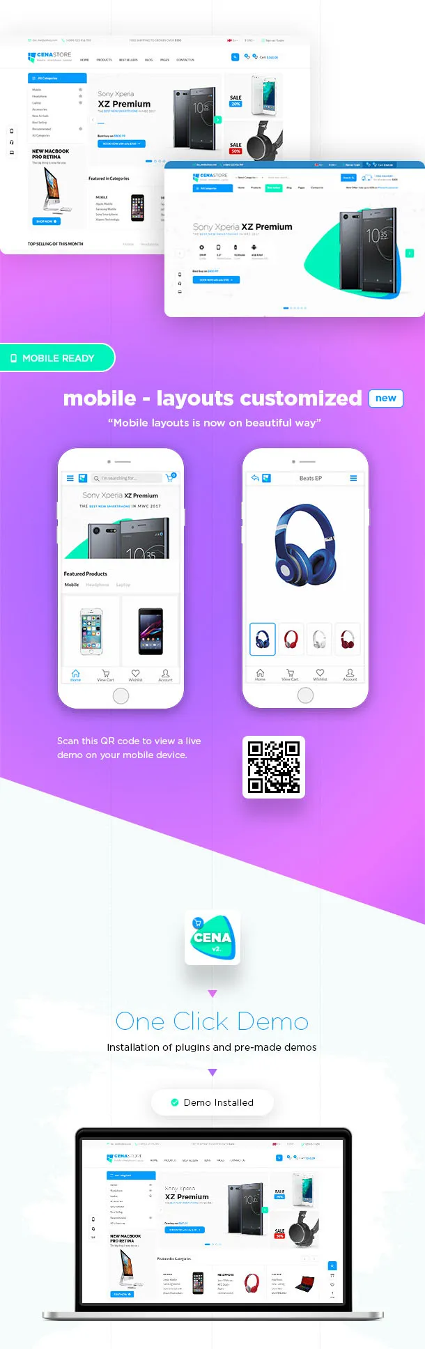 Cena Store - Đa năng WooCommerce WordPress Theme - 7