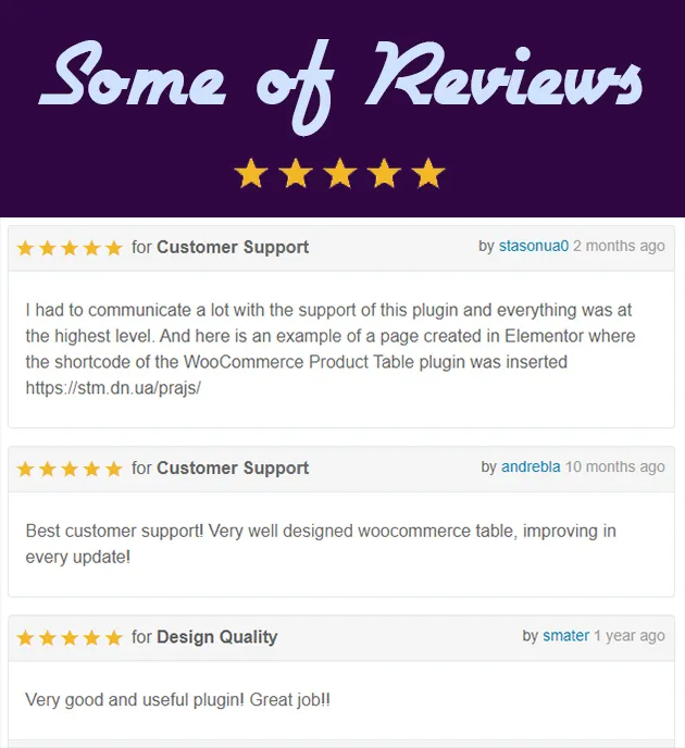 WooCommerce Bảng sản phẩm - 5