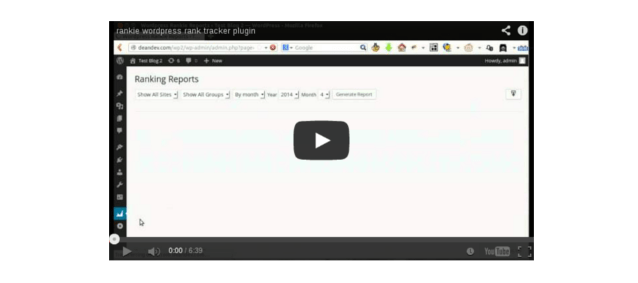 Rankie - Plugin trình theo dõi xếp hạng WordPress - 6