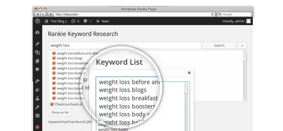 nghiên cứu trình theo dõi xếp hạng wordpress