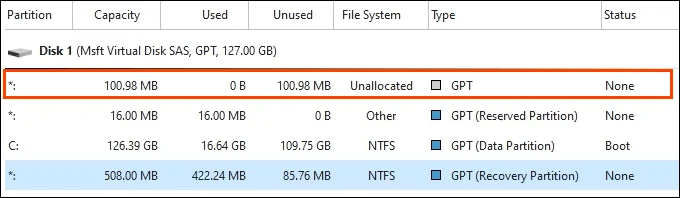 Phân vùng EFI trong Windows 10 là gì và bạn có nên xóa nó? 50 Phân vùng EFI trong Windows 10 là gì và bạn có nên xóa nó?