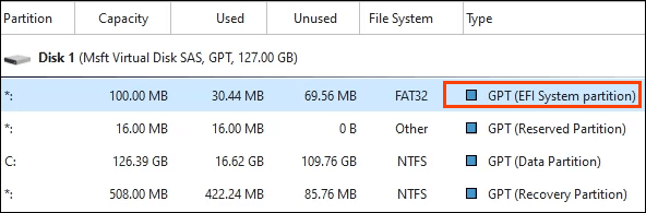 Phân vùng EFI trong Windows 10 là gì và bạn có nên xóa nó? 34 Phân vùng EFI trong Windows 10 là gì và bạn có nên xóa nó?
