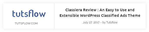 Classiera nổi bật trên tutsflow