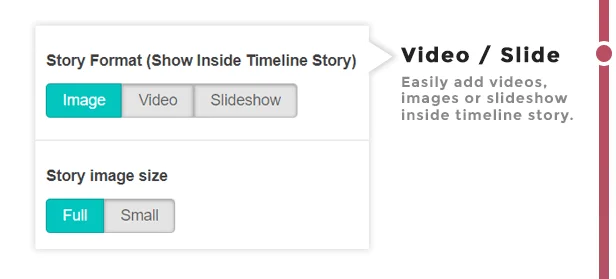 Tính năng dòng thời gian thú vị
